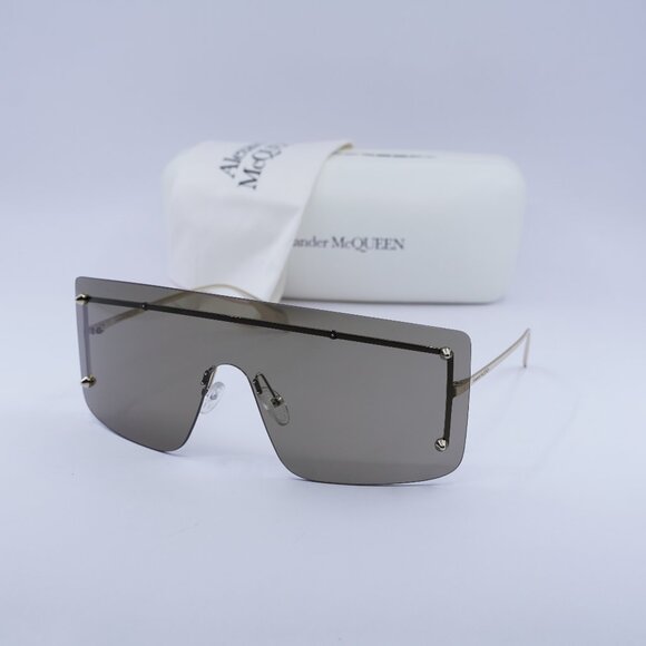Alexander McQueen Accessories - Final Price! Alexander McQueen AM0412S 002 Gold/Brown Sunglasses